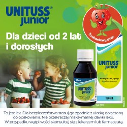 Zdjęcie produktu - #3 Unituss Junior, 60 mg/10 ml, syrop, 120 ml