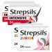Zdjęcie produktu - #0 Zestaw 2x Strepsils Intensive, 24tabletki + 2x Strepsils Junior truskawka, 24pastylki