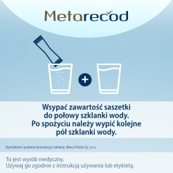 Zdjęcie produktu - #4 Metarecod, 40 sasz. - wspiera prawidłowy poziomu cholesterolu, tr&oacute;jgliceryd&oacute;w, glukozy i prawidłowej masy ciała