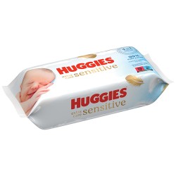 Miniaturka artykułu - #0 HUGGIES Pure Extra Care Chusteczki nawilżane, 56 sztuk