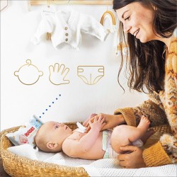 Miniaturka artykułu - #1 HUGGIES Pure Extra Care Chusteczki nawilżane, 56 sztuk
