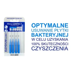 Miniaturka artykułu - #0 ELGYDIUM CLINIC MONO COMPACT 1 Szczoteczki do przestrzeni międzyzębowych - niebieskie