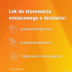 Zdjęcie produktu - #2 ALLEFIN żel przeciwalergiczny od 2 roku życia, przeciwświądowy na ukąszenia -30g