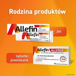 Zdjęcie produktu - #3 ALLEFIN żel przeciwalergiczny od 2 roku życia, przeciwświądowy na ukąszenia -30g