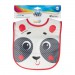 Zdjęcie produktu - #0 CANPOL BABIES Śliniak zmywalny z kieszonką Hello Little beżowa panda 9/232