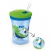 Zdjęcie produktu - #0 NUK Action Cup Kubek niekapek z silikonową słomką 12m+ niebieski, 230ml	