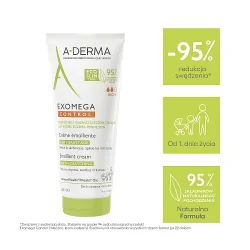 Miniaturka artykułu - #0 A-DERMA EXOMEGA CONTROL Krem emolient - zmiękczający, 200ml