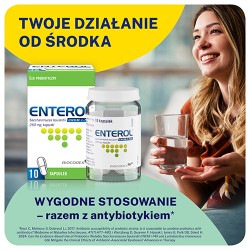 Zdjęcie produktu - #0 ENTEROL 250mg, 10kaps.