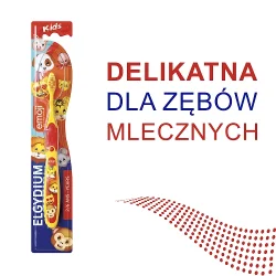 Miniaturka artykułu - #0 ELGYDIUM EMOJI KIDS szczoteczka do zęb&oacute;w dla dzieci w wieku 2-6 lat