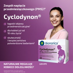 Zdjęcie produktu - #1 BIONORICA Cyclodynon 20mg, 30 tabletek powlekanych