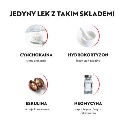 #3 – Proktosedon, 12 czopk&oacute;w - lek na hemoroidy