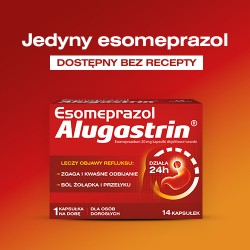 Zdjęcie produktu - #4 Esomeprazol Alugastrin 20 mg, 14 kaps.