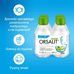 Miniaturka artykułu - #0 ORSALIT DRINK jabłkowy, 4x 200ml