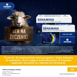 #4 – Senamina 12,5 mg - Lek pomagający w zasypianiu,14 tabletek
