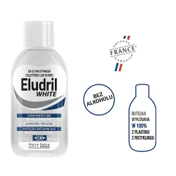 Miniaturka artykułu - #0 Eludril WHITE Płyn do płukania jamy ustnej, 500 ml
