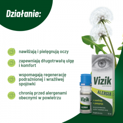 Zdjęcie produktu - #1 VIZIK Alergia Krople do oczu, 10ml 