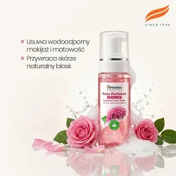 Miniaturka artykułu - #0 HIMALAYA Micelarna Pianka do mycia twarzy rozświetlająca z R&oacute;żą Organiczną, 150ml