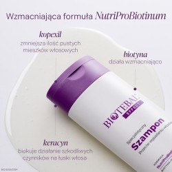 Zdjęcie produktu - #1 BIOTEBAL EFFECT Specjalistyczny szampon przeciw wypadaniu włos&oacute;w, 200 ml