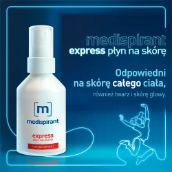 Miniaturka artykułu - #1 MEDISPIRANT Express Płyn na sk&oacute;rę Antyperspirant, 50ml