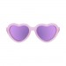 Zdjęcie produktu - #0 Babiators Okulary przeciwsłoneczne z polaryzacją HEART FROSTED PINK PURPLE MIRRORED LENS POLARIZED 0-2 lata P-HRT-503-S