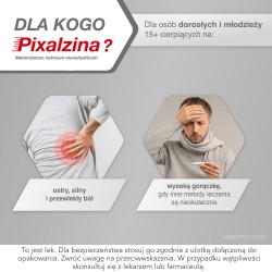 Zdjęcie produktu - #2 Pixalzina 500mg, Lek o silnym działaniu przeciwgorączkowym i przeciwb&oacute;lowym, 20 tabl.