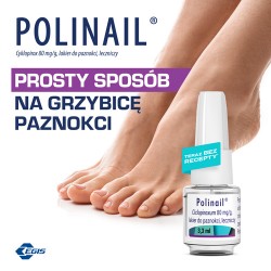 Zdjęcie produktu - #0 Polinail lakier do paznokci leczniczy 80 mg/g, 3,3 ml