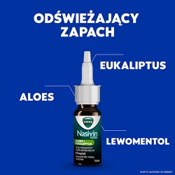 Zdjęcie produktu - #5 NASIVIN Sinex Aloes i Eukaliptus aerozol do nosa, 15ml