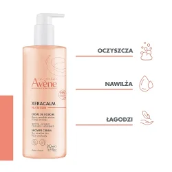 Miniaturka artykułu - #0 AVENE XERACALM NUTRITION Krem pod prysznic, 500ml