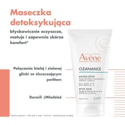 Miniaturka artykułu - #0 AVENE CLEANANCE maseczka oczyszczająca, 50ml