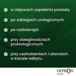 Zdjęcie produktu - #3 DEPROX czopki na zapalenie prostaty, 10 sztuk