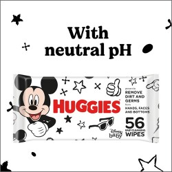 #4 – HUGGIES Chusteczki nawilżane Baby Wipes Mickey Mouse, 56 szt.