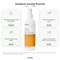 Miniaturka artykułu - #0 PSORISEL Zestaw dermokosmetyk&oacute;w do pielęgnacji sk&oacute;ry głowy u os&oacute;b z objawami łuszczycy: Szampon, 200ml + Emulsja na noc, 200ml + Płyn do sk&oacute;ry głowy, 150ml