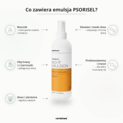 Miniaturka artykułu - #1 PSORISEL Zestaw dermokosmetyk&oacute;w do pielęgnacji sk&oacute;ry głowy u os&oacute;b z objawami łuszczycy: Szampon, 200ml + Emulsja na noc, 200ml + Płyn do sk&oacute;ry głowy, 150ml