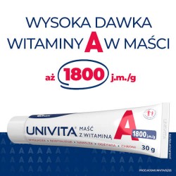 Zdjęcie produktu - #1 UNIVITA maść z witaminą A, 30g