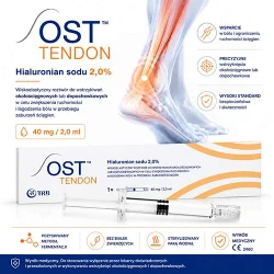 Miniaturka artykułu - #1 Ost Tendon 40 mg/2ml roztw&oacute;r do wstrzykiwania, 1 ampułko-strzykawka