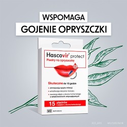 Zdjęcie produktu - #0 Hascovir Protect Plastry na opryszczkę, 15szt.