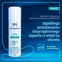 Miniaturka artykułu - #0 MEDISPIRANT Spray do st&oacute;p i obuwia, 150ml