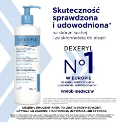 Miniaturka artykułu - #0 DEXERYL Emolient Krem do sk&oacute;ry suchej i atopowej, 500g