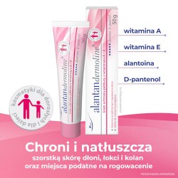 Zdjęcie produktu - #0 Alantandermoline Krem ochronny p&oacute;łtłusty z witaminami A+E, 50g