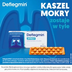 Zdjęcie produktu - #0 Deflegmin Effect 30 mg, 20 tabletek