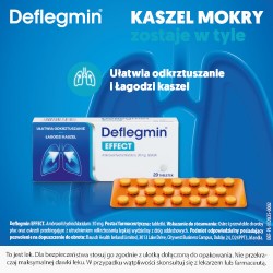 Zdjęcie produktu - #1 Deflegmin Effect 30 mg, 20 tabletek