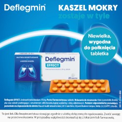Zdjęcie produktu - #2 Deflegmin Effect 30 mg, 20 tabletek
