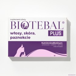 Zdjęcie produktu - #1 BIOTEBAL Plus Włosy, sk&oacute;ra, paznokcie, 40 tabl.