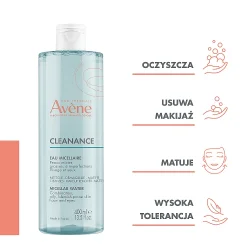 Miniaturka artykułu - #0 AVENE Cleanance Woda micelarna, 400ml