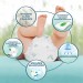 Zdjęcie produktu - #1 Pampers Harmonie New Baby Pieluszki rozmiar 2 Mini 4-8 kg, 32 sztuki