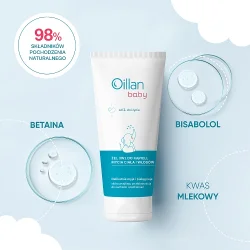 #2 – OILLAN Baby Żel do kąpieli i mycia ciała i włos&oacute;w 3w1 od 1. dnia życia, 100ml