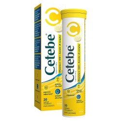 Zdjęcie produktu - #0 Cetebe Witamina C 1000, 20 tabl. mus.