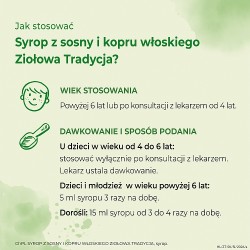 Zdjęcie produktu - #1 Ziołowa Tradycja Syrop z sosny i kopru włoskiego, 125 g
