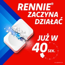 Zdjęcie produktu - #2 Rennie Antacidum o smaku miętowym, 48 tabletek 