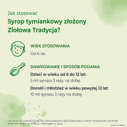 Zdjęcie produktu - #1 Ziołowa Tradycja Syrop tymiankowy złożony, 125 g